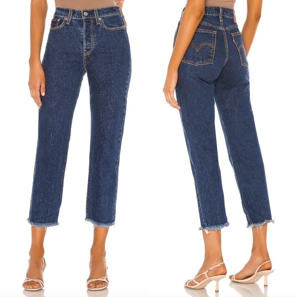 LEVI'S‎ PREMIUM x REVOLVE Wedgie Straight Cropped Jeans
